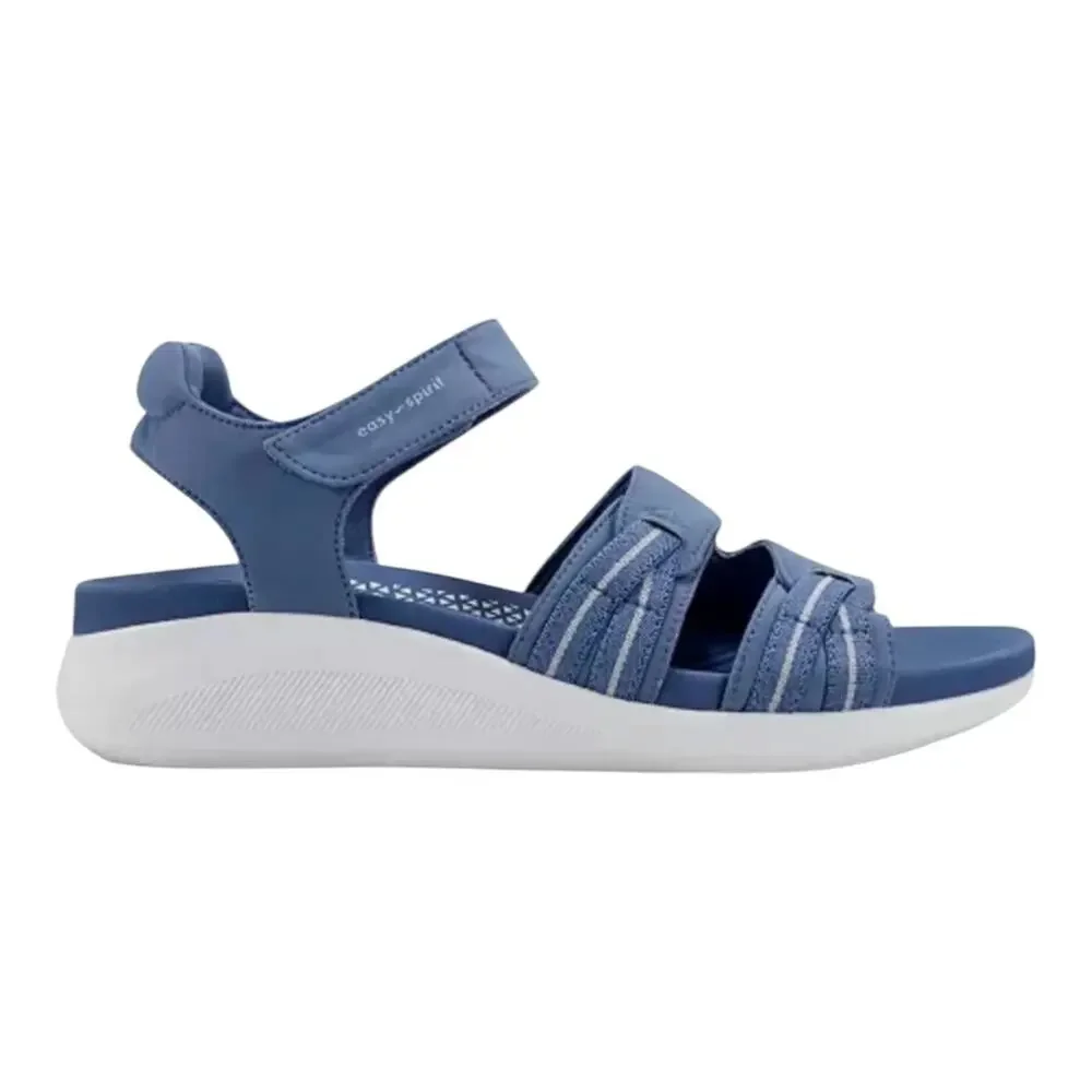 Easy Spirit Women's Weber Lightweight Sporty Sandals Blue Size 8